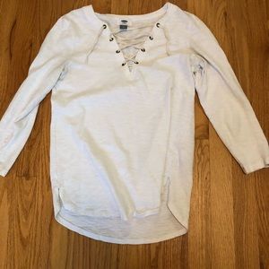 Old Navy Lace Tie Top